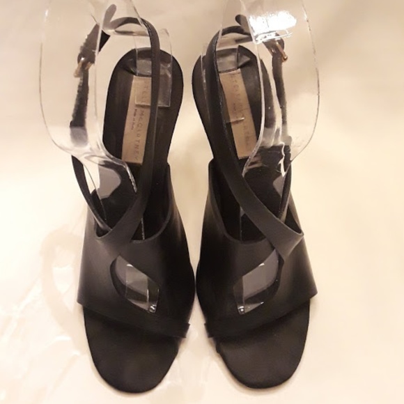 Stella McCartney Vegan Leather Cutout Sandals - Picture 2 of 8